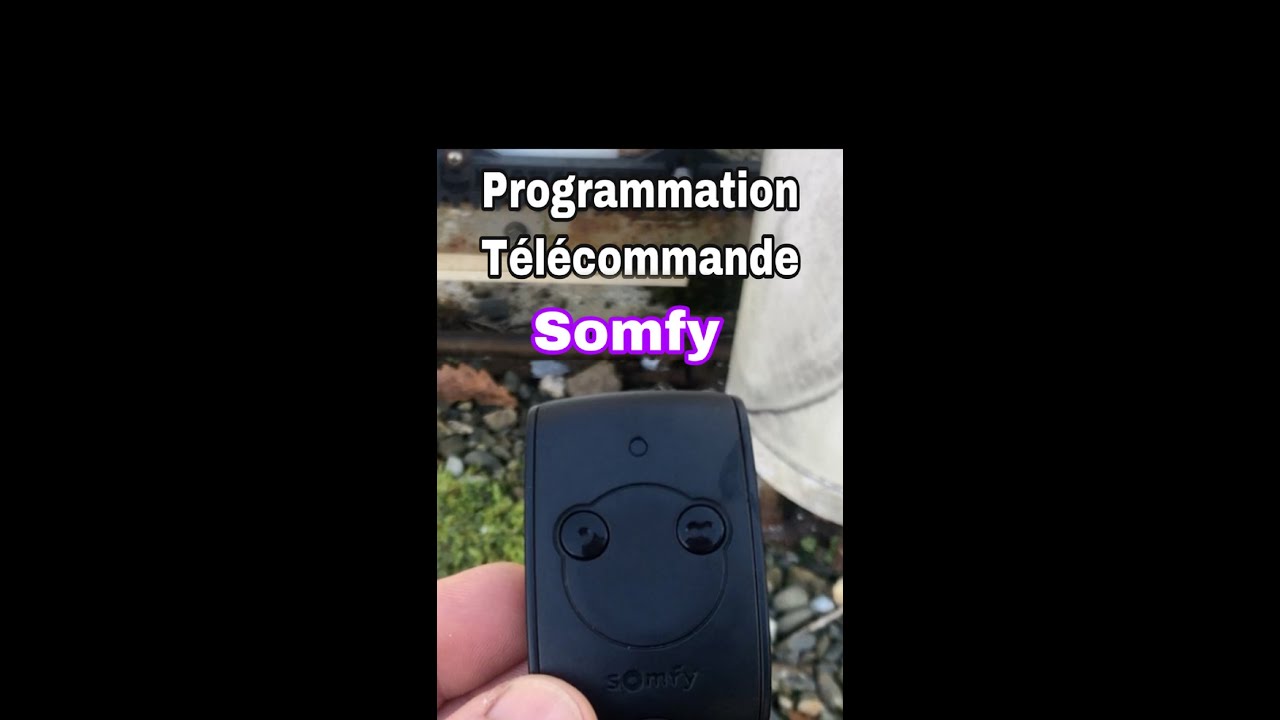 Programmer  télécommande portail somfy