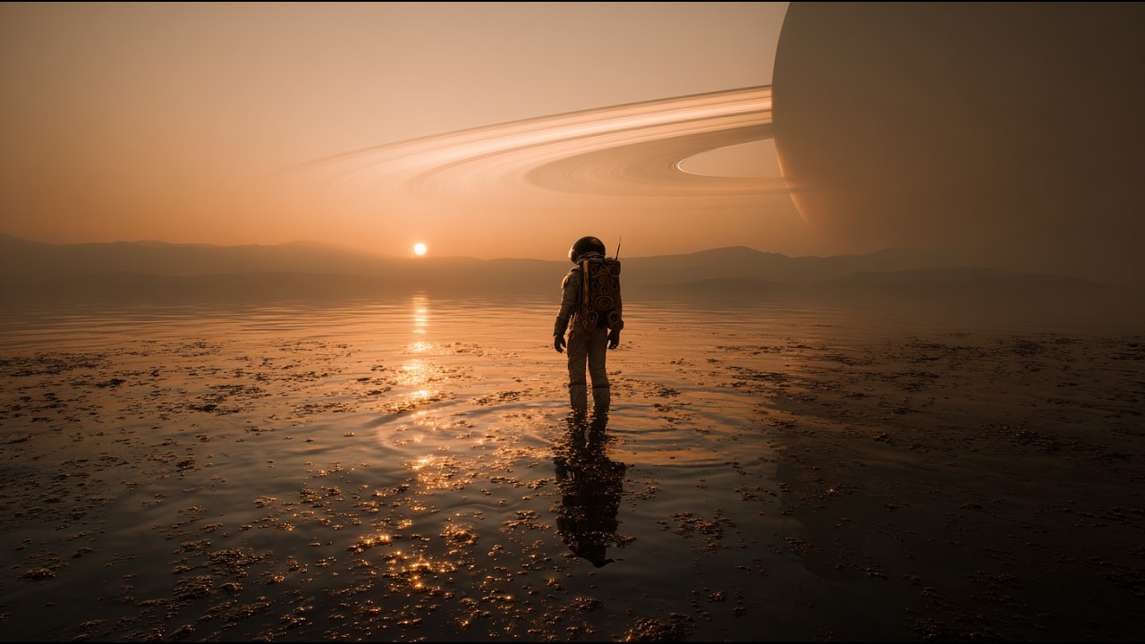 Titan: Methane Lake Sonics | Deep Space Ambient Music for Sleep & Focus