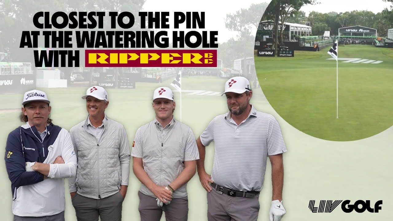 Watering Hole Closest to the Pin Challenge with Ripper GC | LIV Golf Adelaide 2023