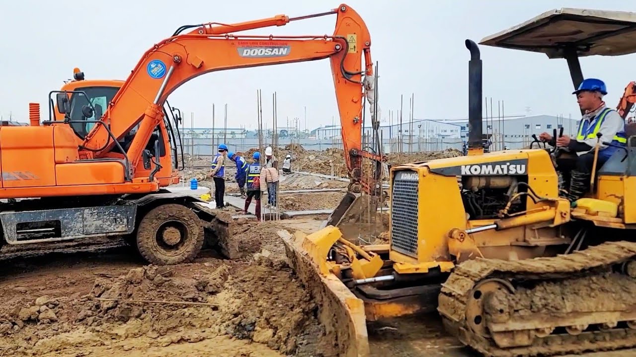 M&Aacute;Y X&Uacute;C, M&Aacute;Y CẨU, M&Aacute;Y C&Ocirc;NG TR&Igrave;NH TRIỆU VIEW L&Agrave;M VIỆC | EXCAVATOR TRUCK | HỮU KHOAI TV
