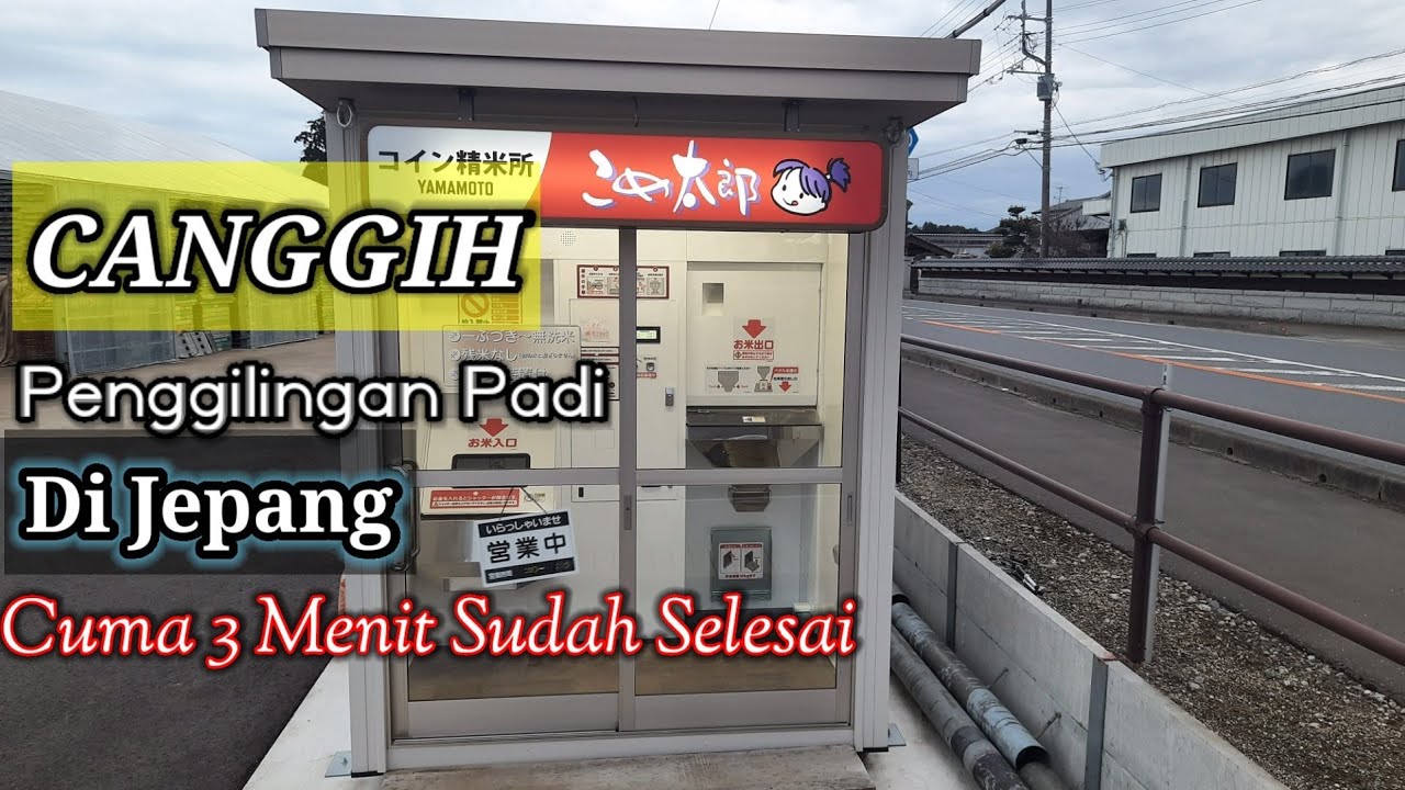 Mesin Penggiling Padi di Jepang, Memang M S P ( Mudah Simpel Praktis )