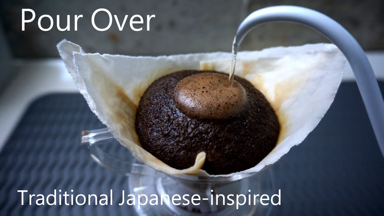 Pour over, inspired by traditional Japanese techniques