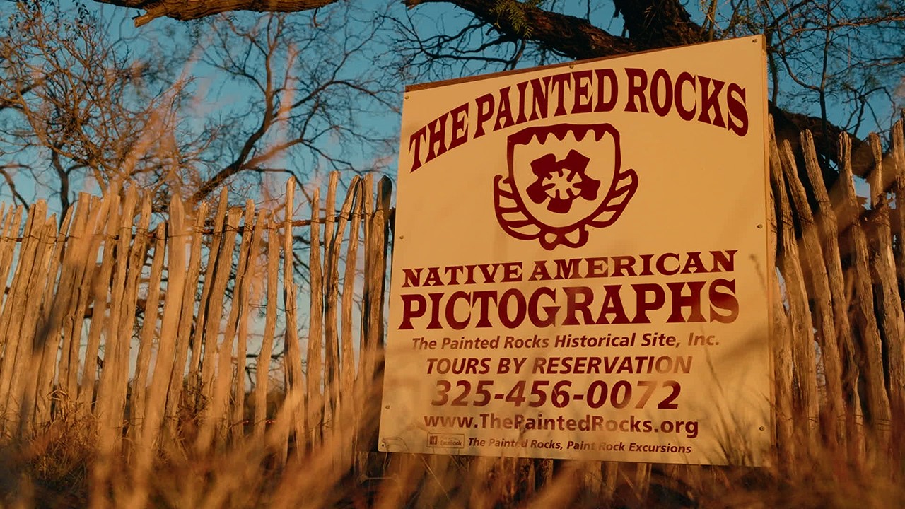 The Painted Rocks Historical Site Texas