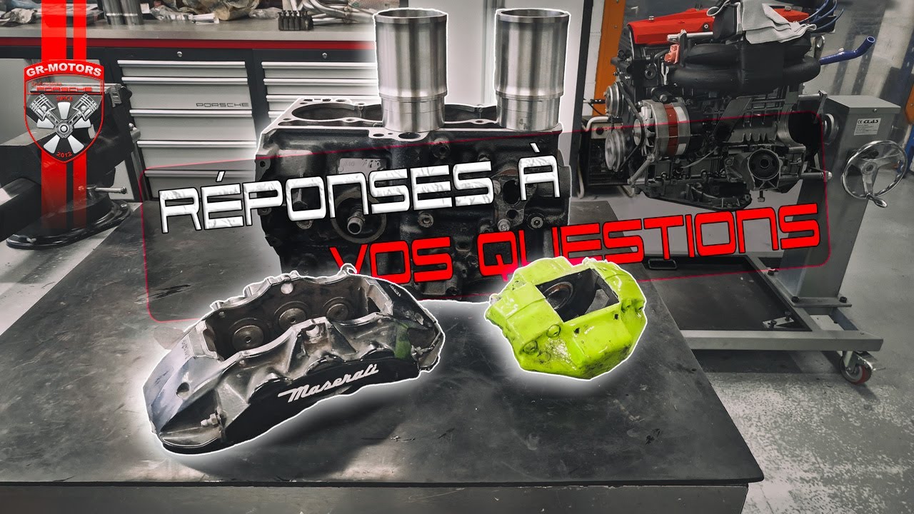 Étrier frein 6 pistons asymétriques