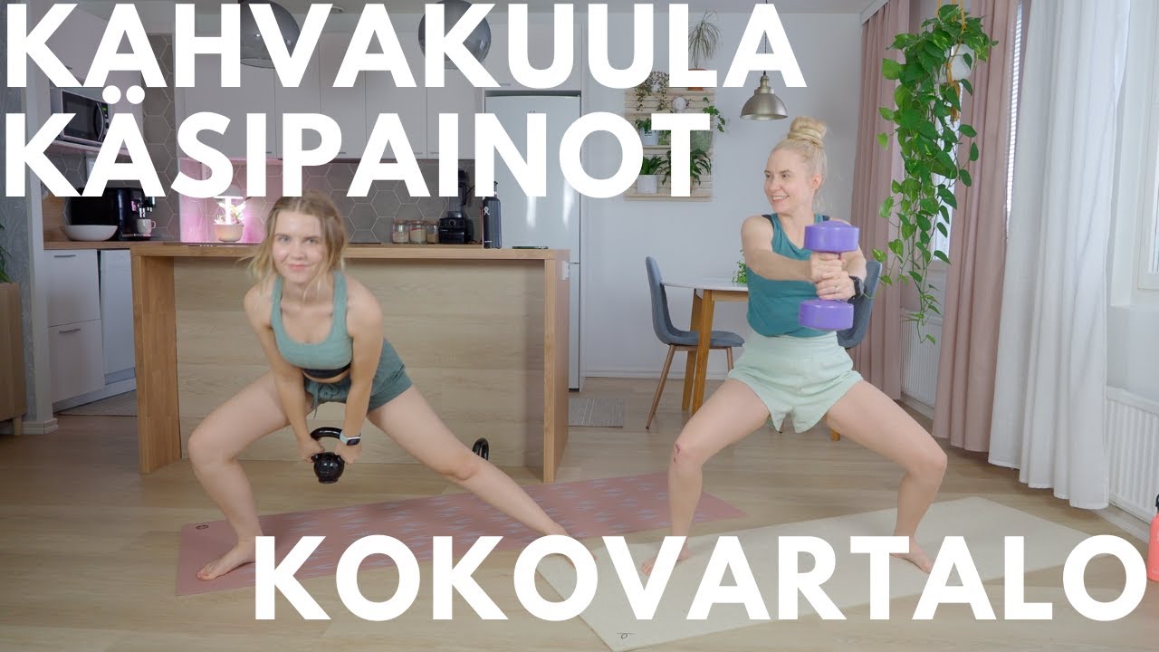 KOKOVARTALO: ei toistoa, kahvakuula tai käsipainot