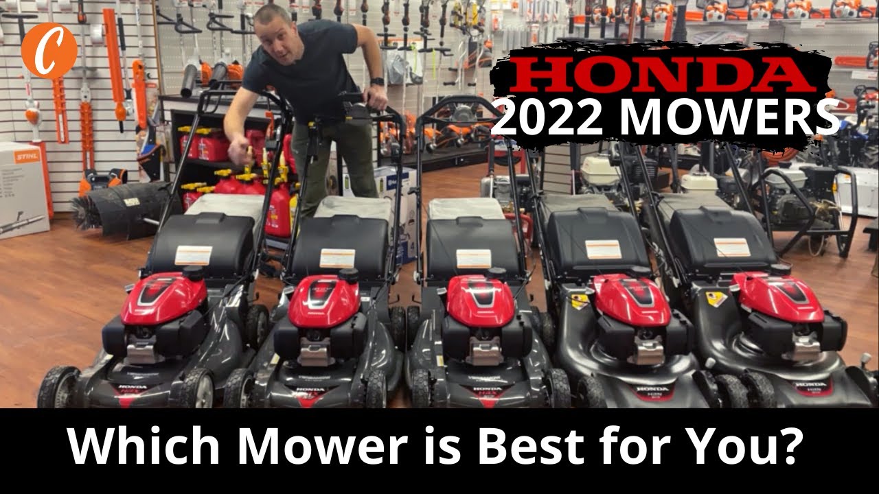 2022 Honda Mower Lineup