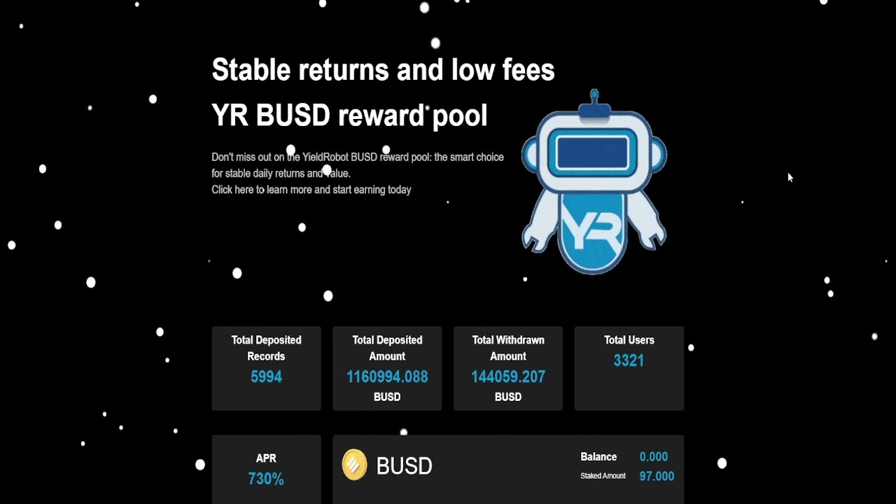 Yield Robot Paying $1,200,000 In Deposits!!! 🤩🤩🤩