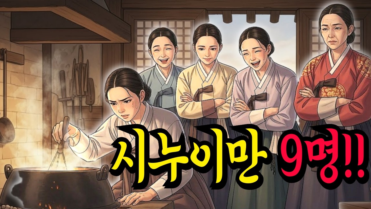 좋다고 시집왔더니 시누이만 9명이었다 | 야담/민담/설화/전설/옛날이야기
