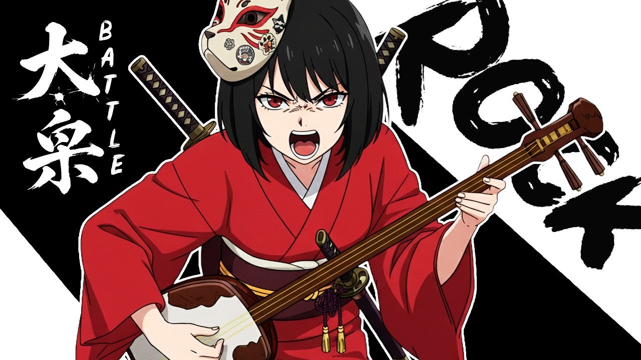 雷鳴の刃 | Japanese Shamisen Battle Rock | Instrumental Epic BGM 和風BGM