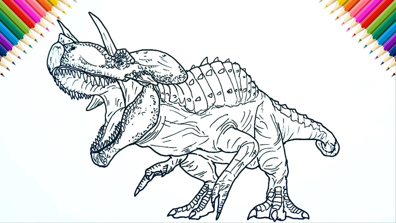 How to Draw Ultimasaurus from Jurassic World Evolution
