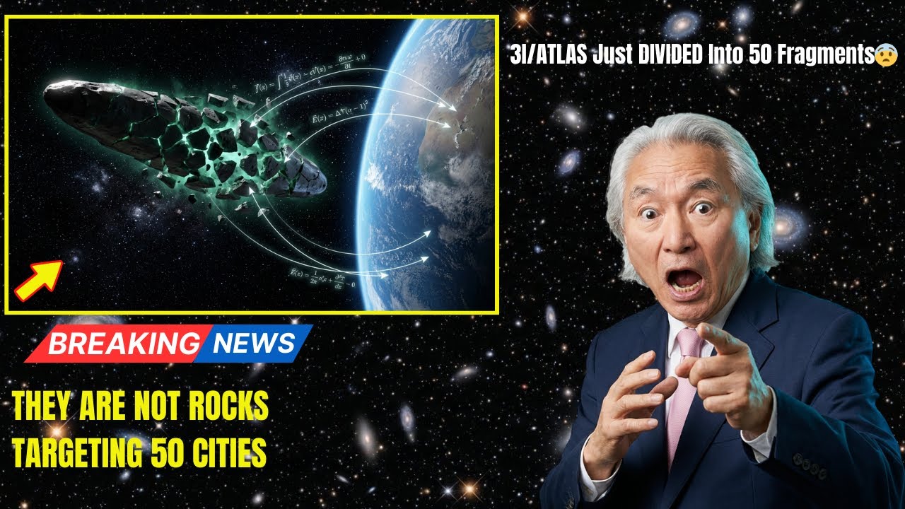 3I/ATLAS Just DIVIDED Into 50 Fragments — Each One Heading to a Different Capital City | Michio Kaku