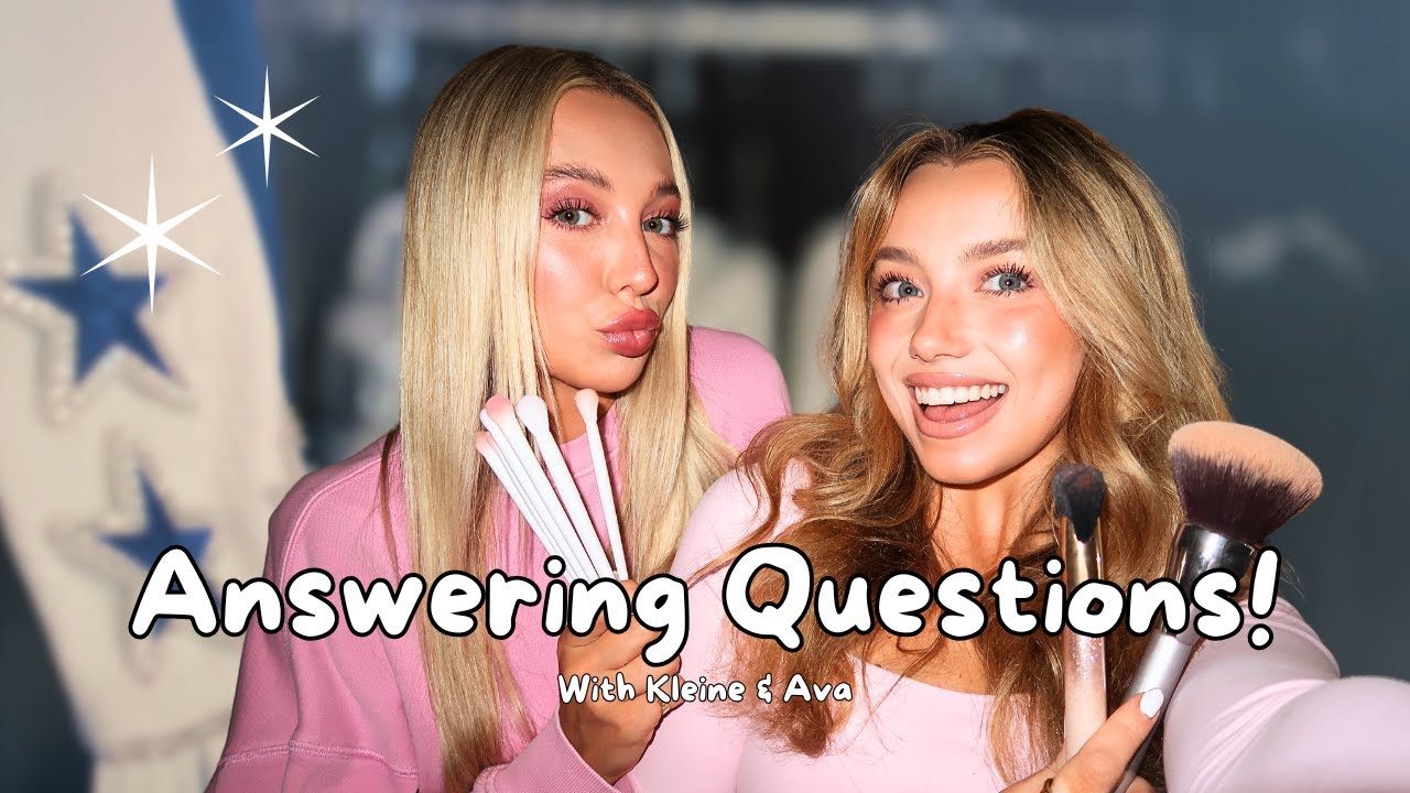 DCC Kleine and Ava Collab! | Answering your questions while doing our makeup ✮ ⋆｡°✩