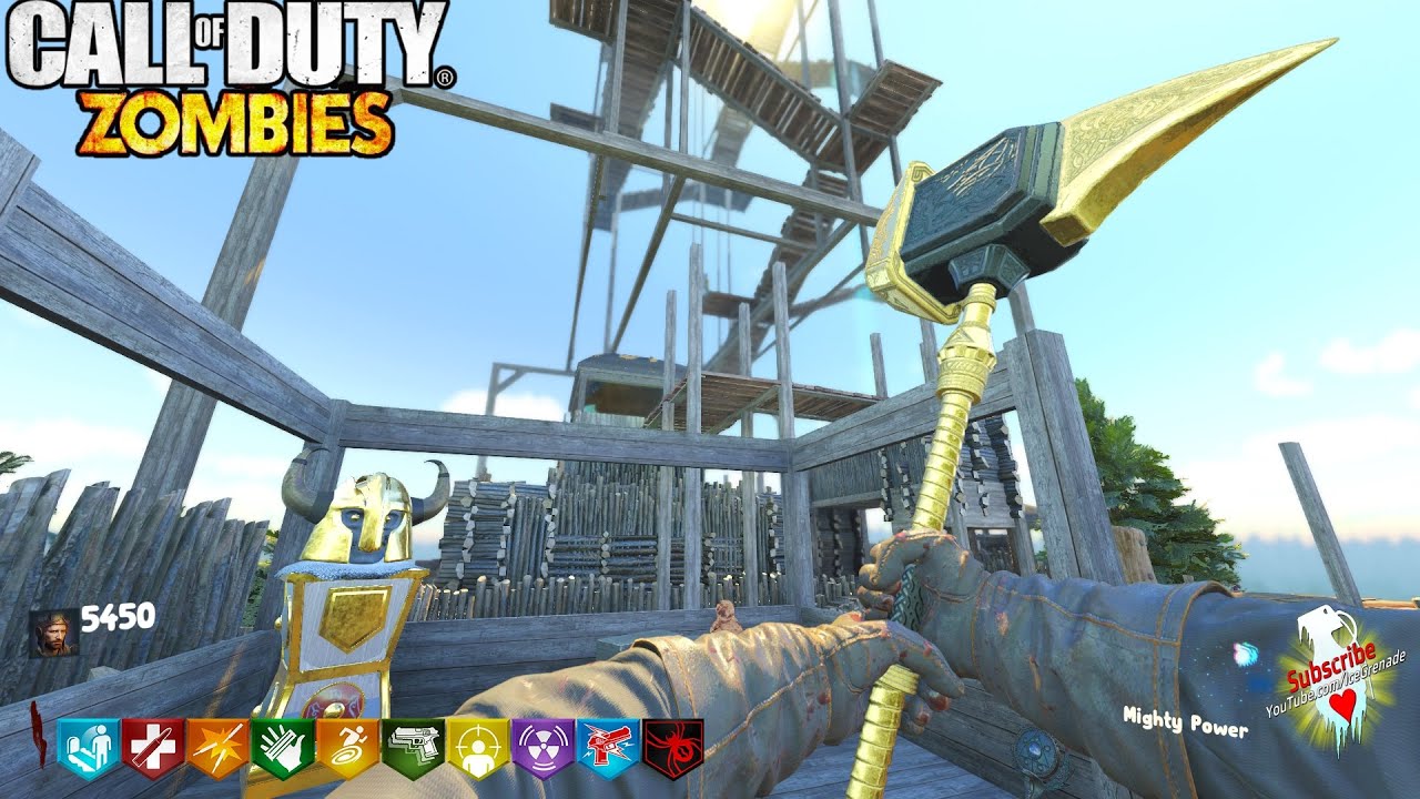 NUEVA TORRE GIGANTE DE VIKINGOS CUSTOM ZOMBIES RETO CON FINAL DE 100K | BLACK OPS 3 ZOMBIES