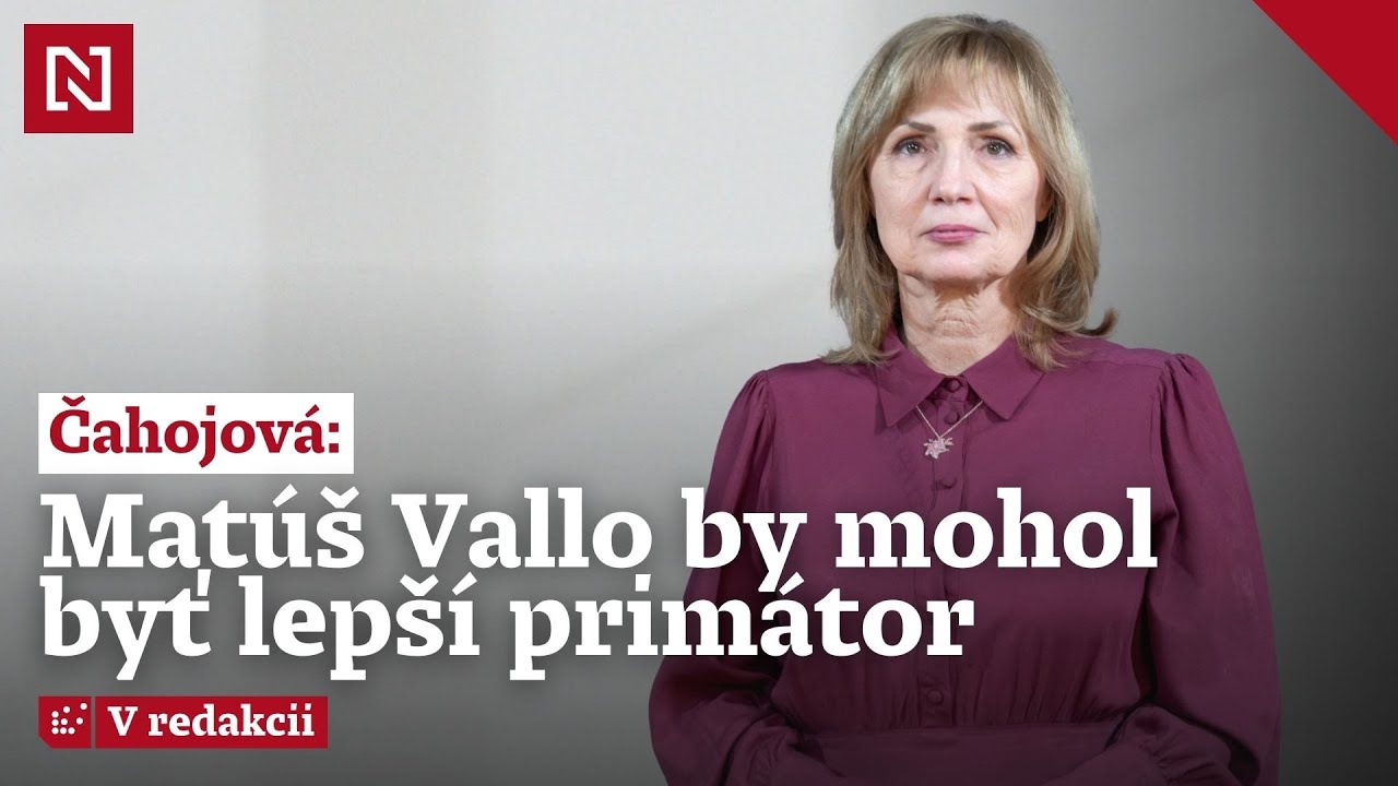 Kandidátka na primátorku Čahojová: Nechcem Valla škandalizovať