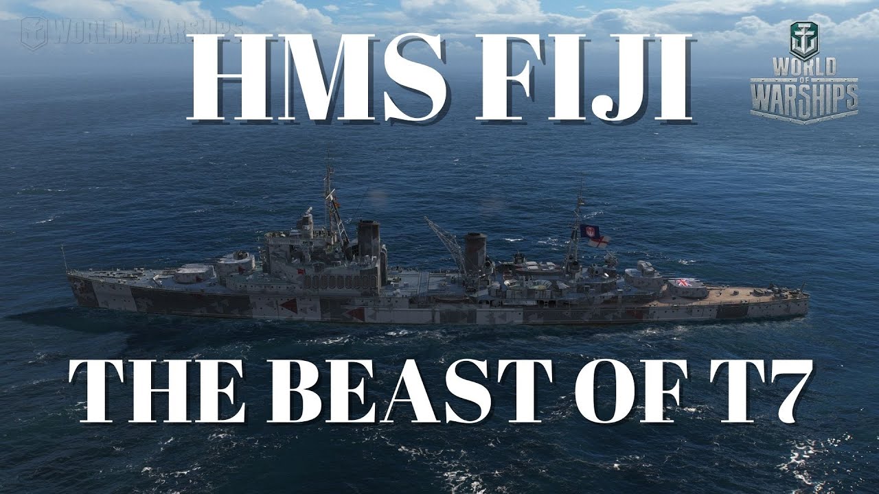 HMS Fiji - World of Warships WOWS gameplay