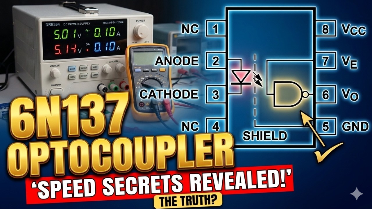 How the 6N137 Optocoupler Works: A Beginner's Guide!