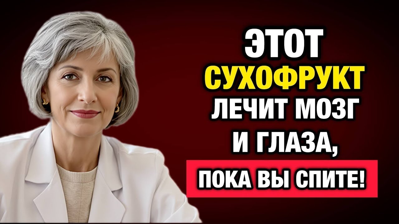 Мозг «задыхается», пока вы спите  1 роковая ошибка после 60 и сухофрукт спаситель