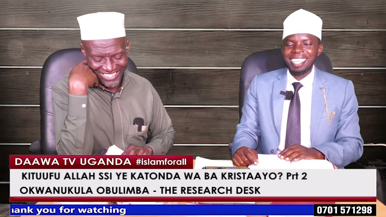Kituufu Allah ssi ye Katonda wa ba Kristaayo?_The research desk