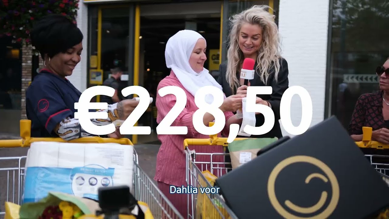 Eén minuut gratis shoppen bij de Jumbo l Gouden-SMILE l oktober 2024