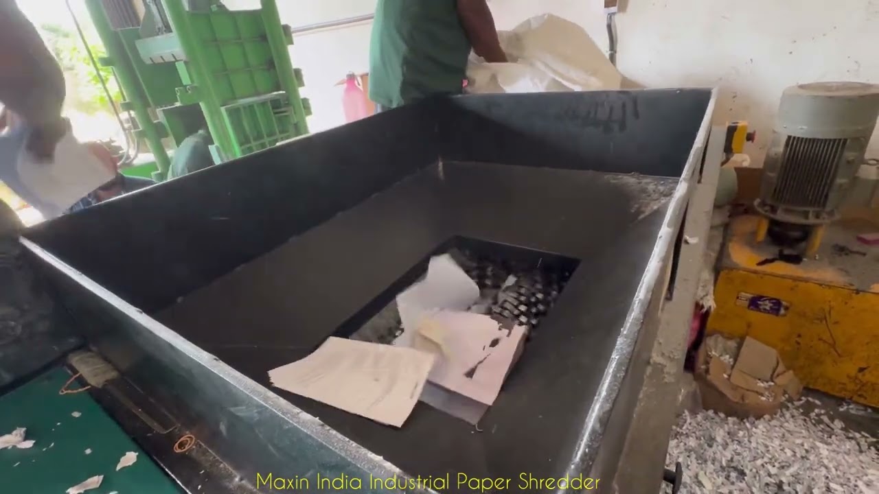 Industrial paper shredder, Paper shredder, 