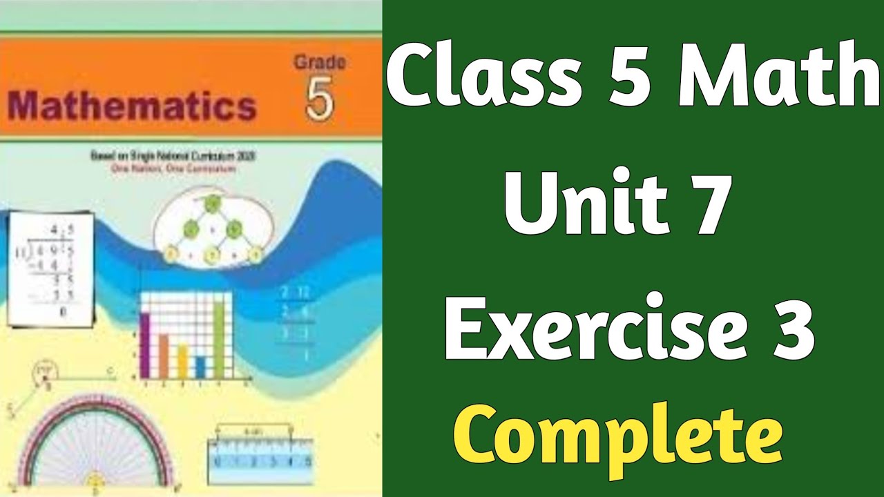 Class 5 Math Unit 7 Exercise 3 Complete | Class 5 Chapter 7 Exercise 3 | Geometry Exercise 3 