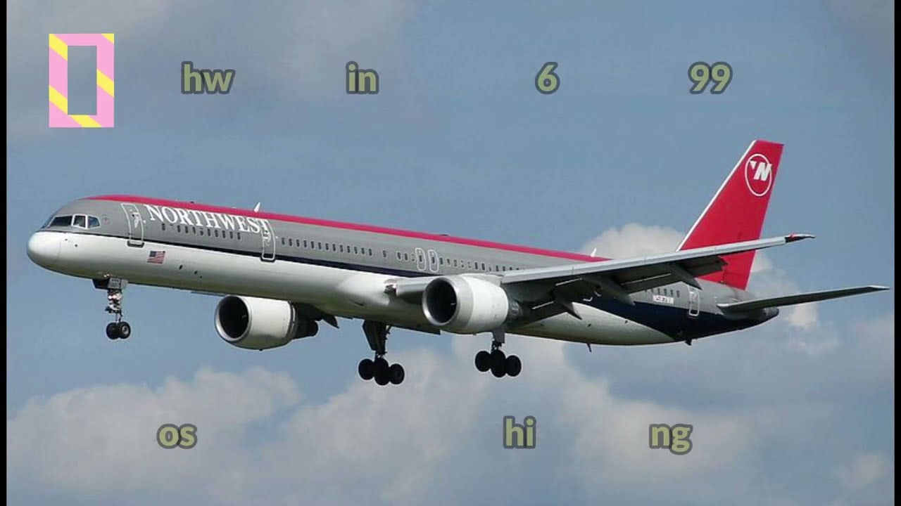 Northwest Airlines sept 1995 - Lax to Mem    Boeing 757 Northwest