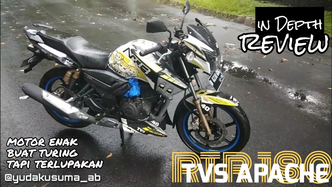 In Depth Review TVS Apache RTR 180 2015 Indonesia