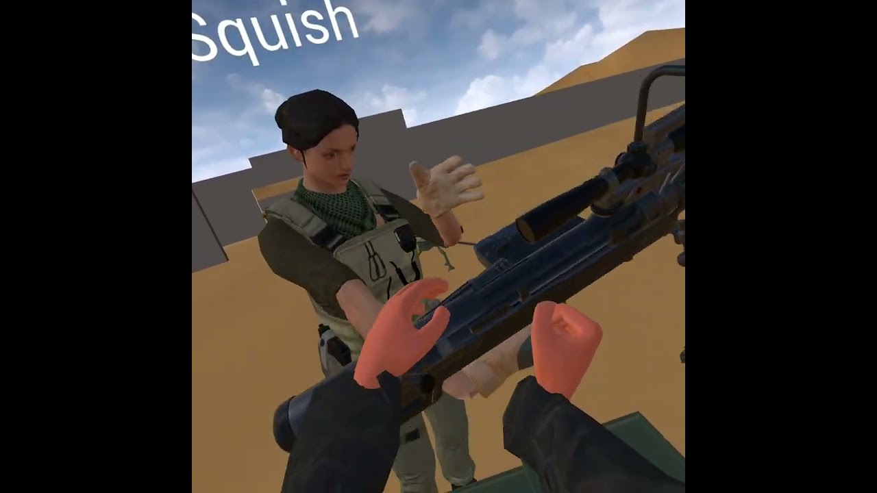 Gun world with my friend as well #gunworld #vr 