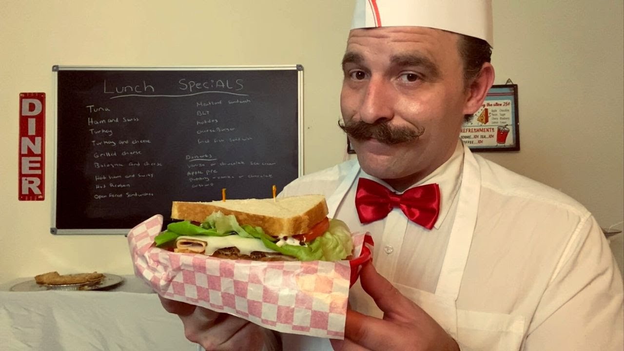 ASMR..The Vintage Diner (Lunch Edition)