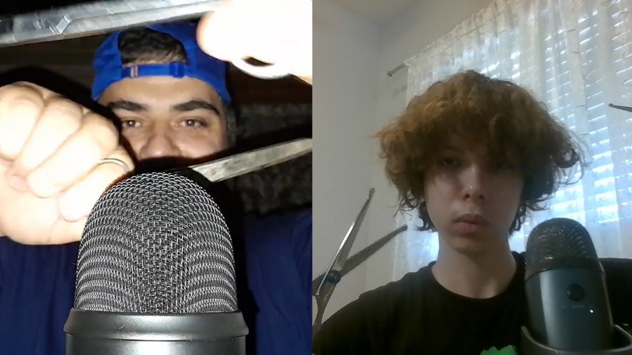 ASMR Haircut Session | Collab With GABRIELX ASMR