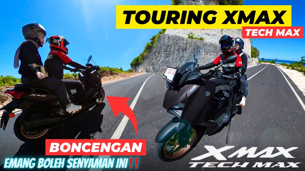 TOURING TIPIS YAMAHA XMAX TECH MAX BUAT BONCENGAN | EMANG BOLEH SENYAMAN INI🔥 #xmaxtechmax