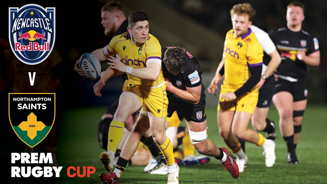 HIGHLIGHTS: Newcastle Red Bulls v Northampton Saints | 10 TRIES! | PREM Rugby Cup