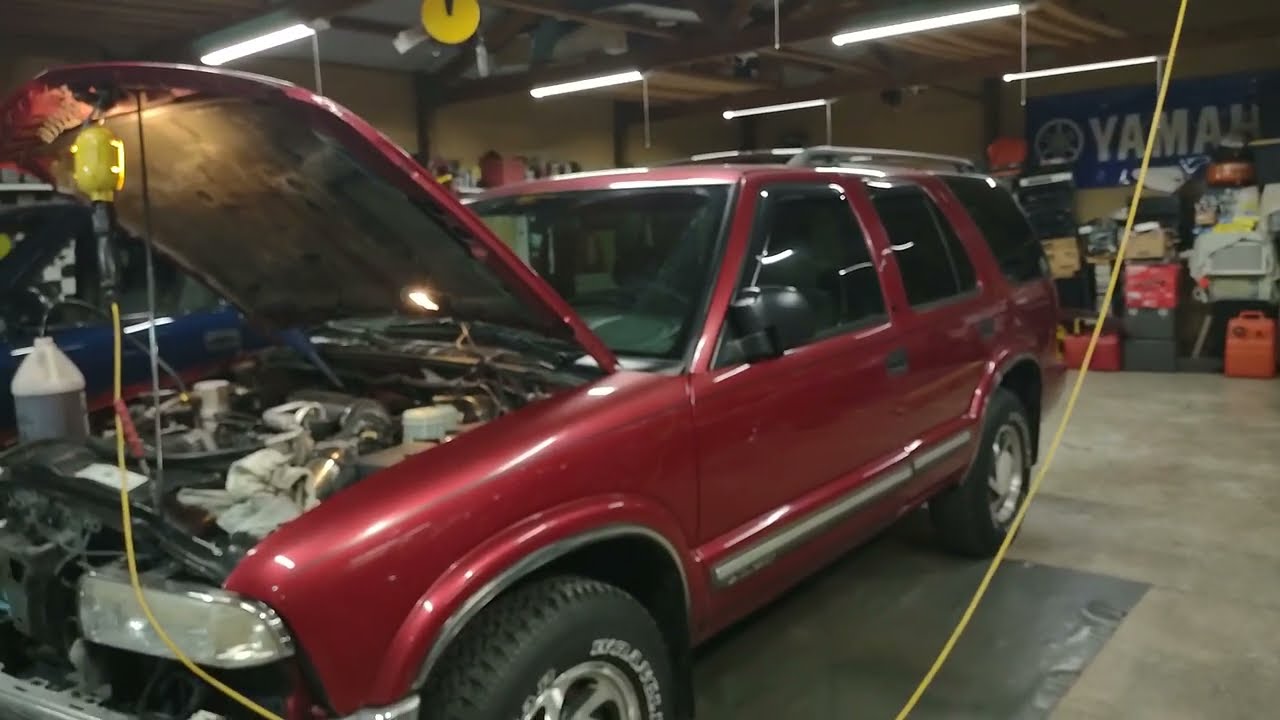 how to completely do a transmission fluid flush on S10 blazer and pickup at home