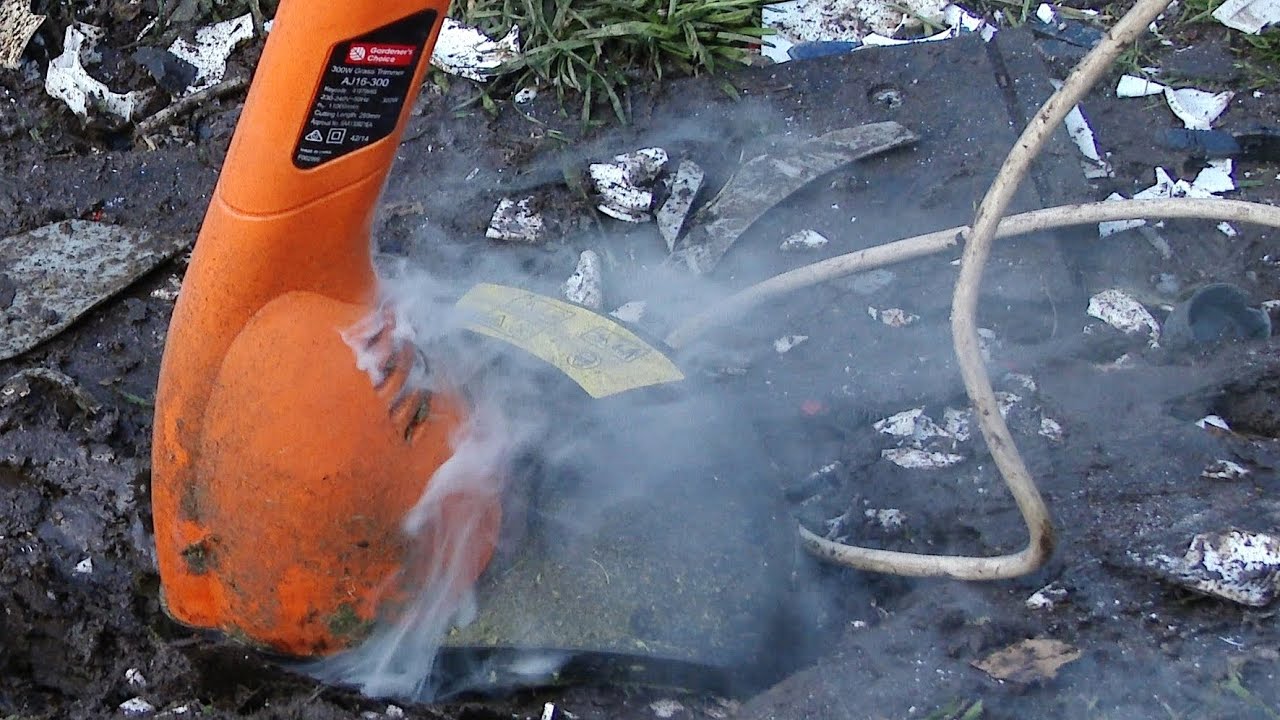 Gardener's Choice Line Trimmer Motor Burn Out and Smash