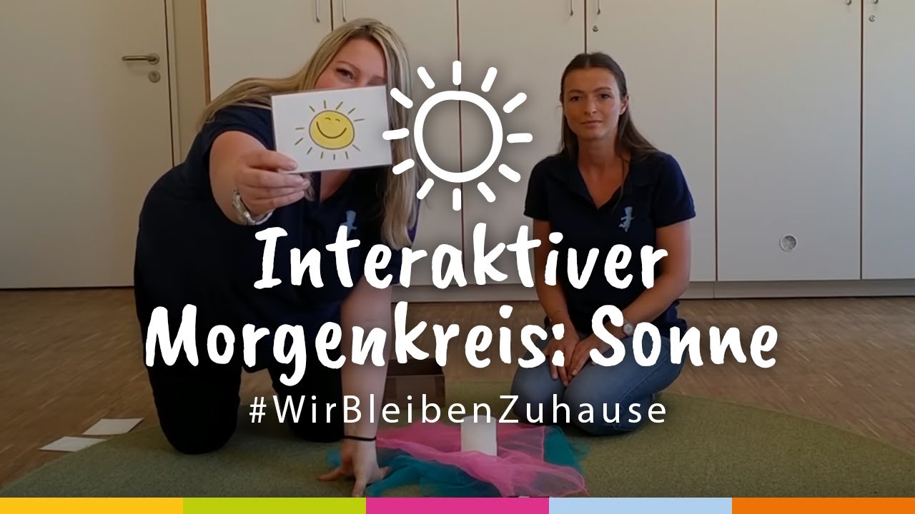 Interaktiver Morgenkreis in der Wichtel Akademie: Sonne