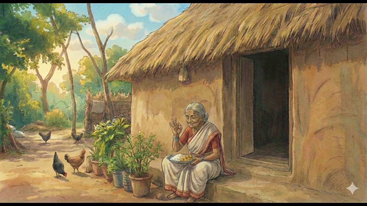 Village Life |Peaceful Village |Grannny Life😊 #villagelife #calm 