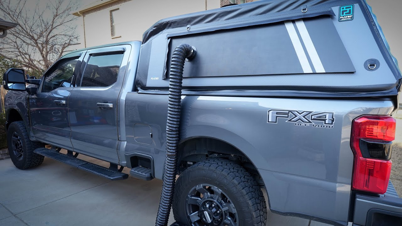 DIY diesel heater panel for my FLATED truck shell