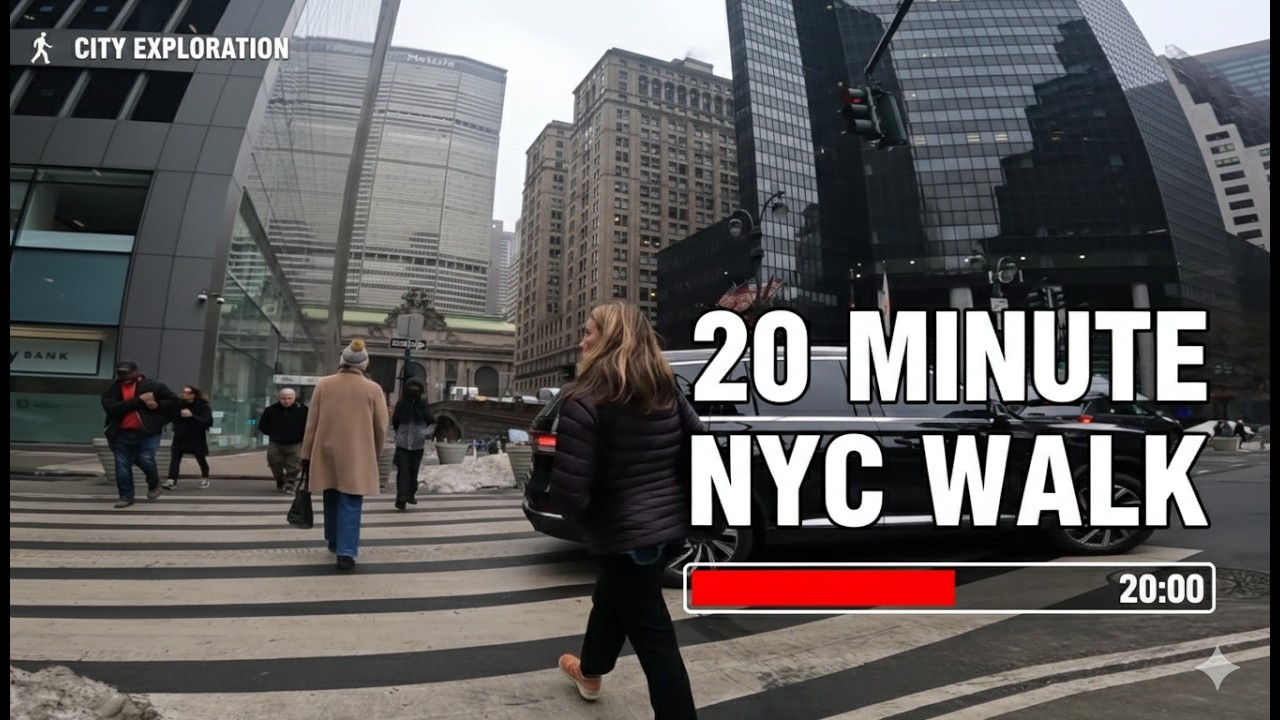 20 Minute NYC walk 2.17.26 #asmr #travel