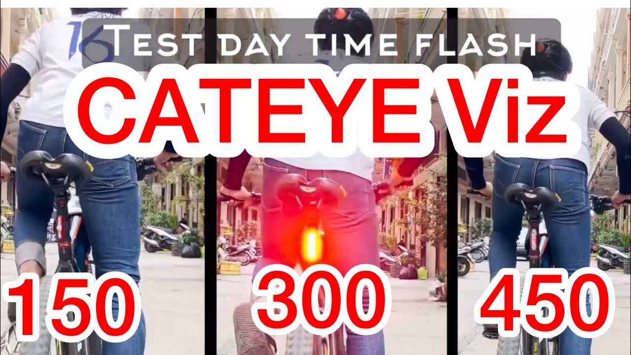 Compare CATEYE ViZ in Daytime flash rear light