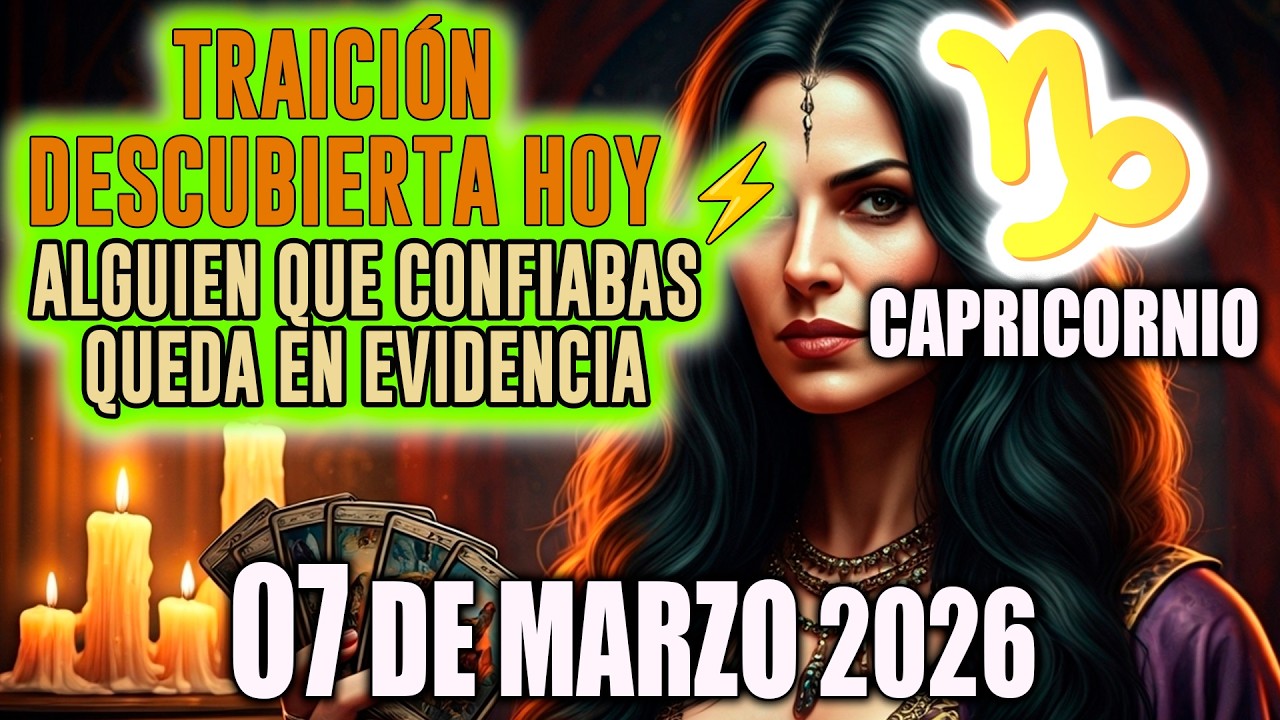 Capricornio ♑ 😱 TRAICIÓN DESCUBIERTA HOY ⚡ ALGUIEN QUE CONFIABAS QUEDA EN EVIDENCIA horóscopo de hoy