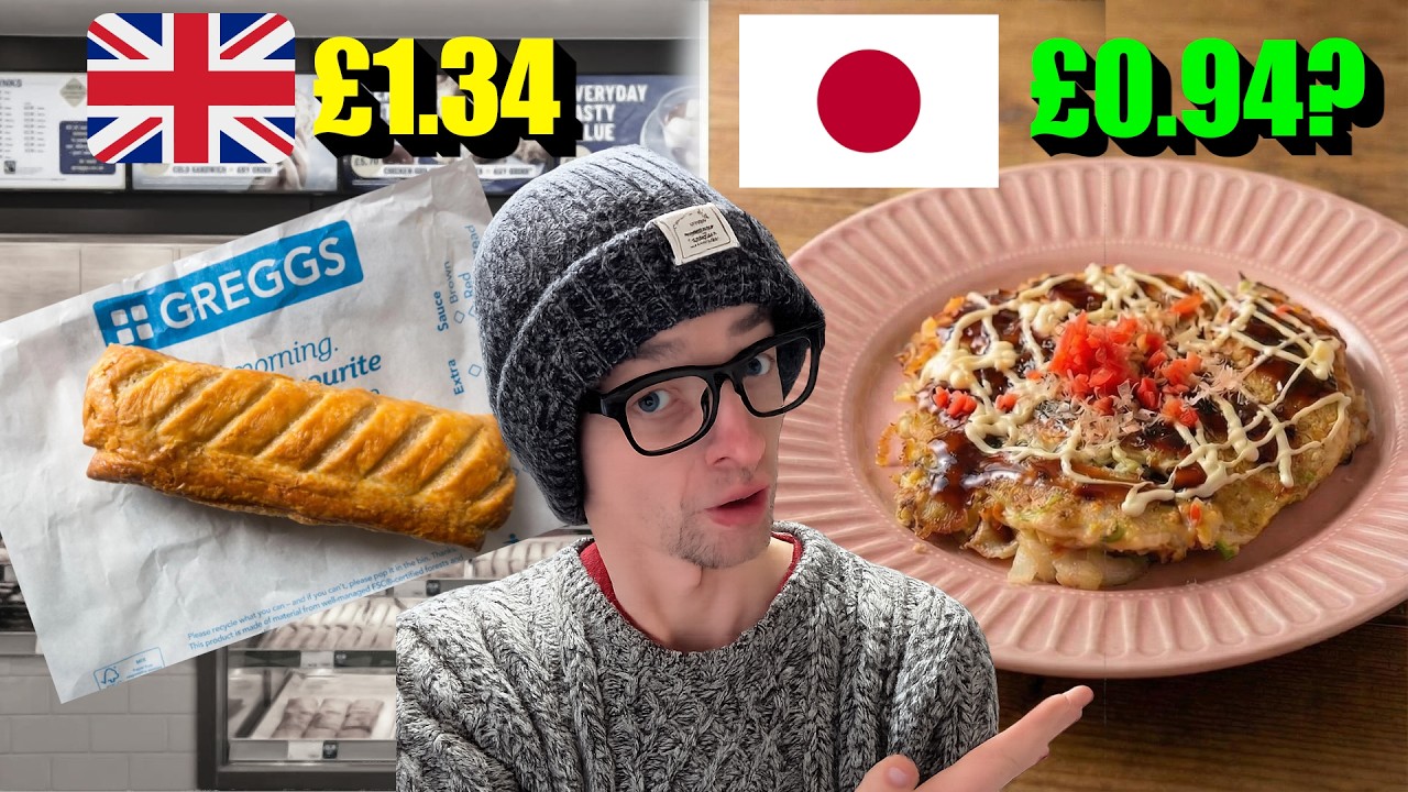 I Cooked Okonomiyaki for Less Than a Greggs Sausage Roll | Japan vs UK Food Prices
