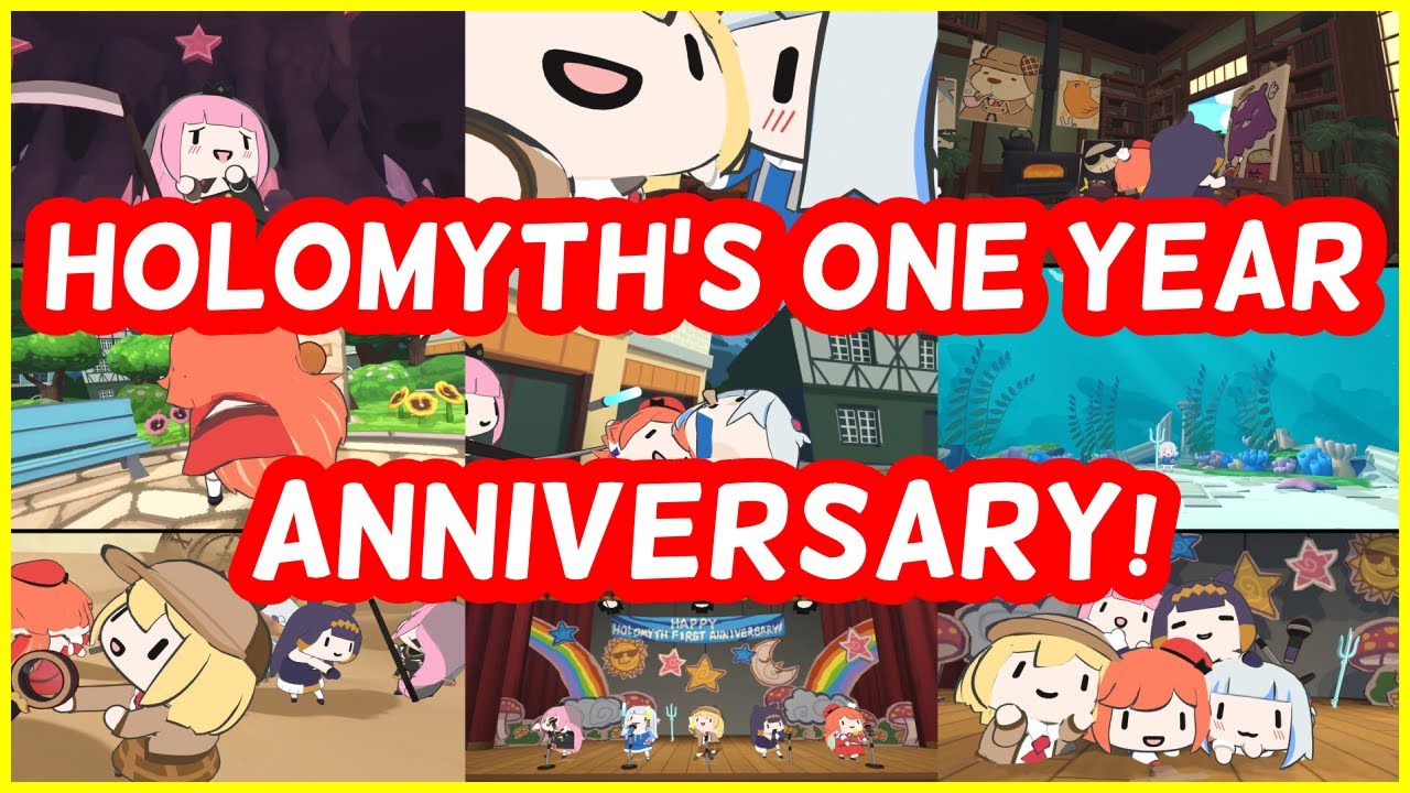 The BEST Moments From HoloMyth's 1st 𝘼𝙣𝙣𝙞𝙫𝙚𝙧𝙨𝙖𝙧𝙮 𝘾𝙤𝙡𝙡𝙖𝙗! | HololiveEN Clips