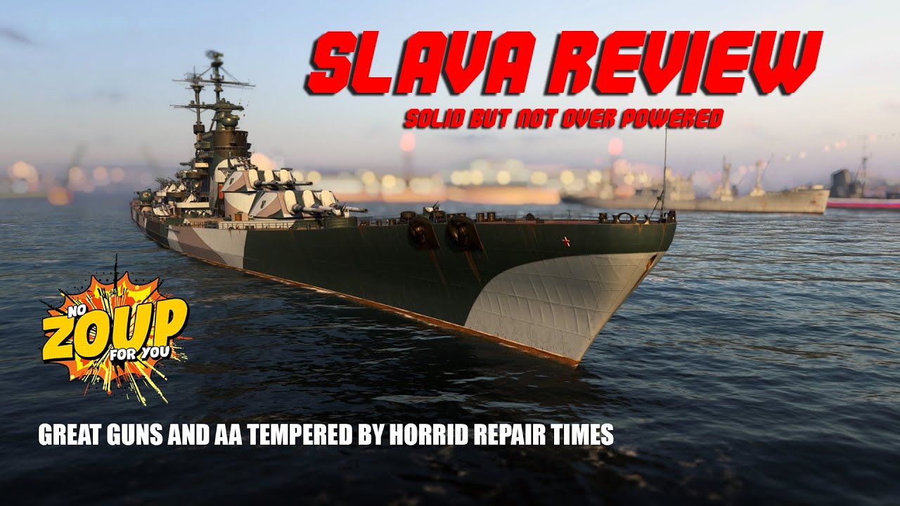 Slava Review Tier 10 Russian Battleship