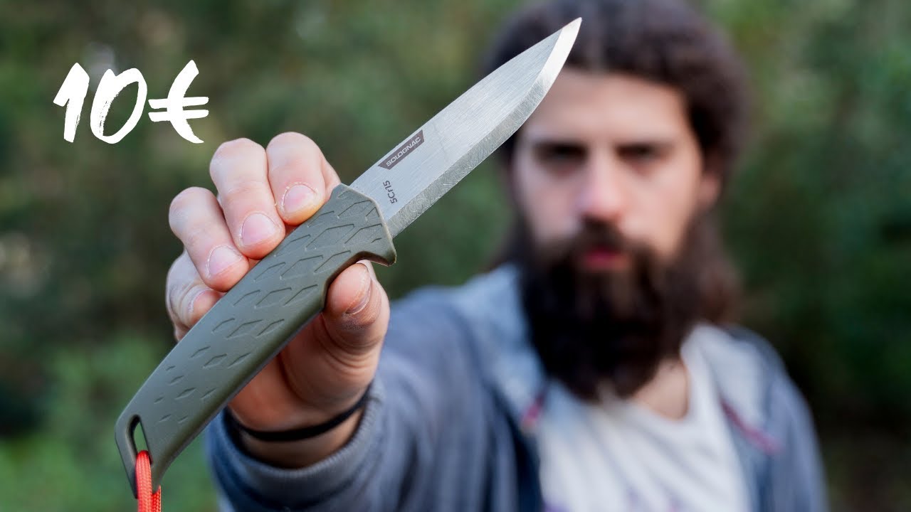Metto a DURA Prova il Coltello di Decathlon Bushcraft da 10€ - Solognac Sika 100 Grip