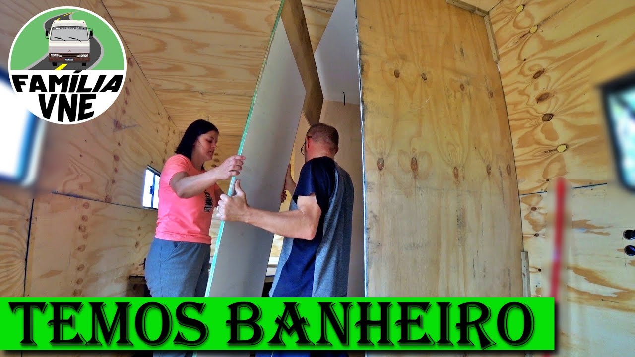 BANHEIRO GIGANTE no MOTORHOME CAMINHÃO IVECO - Família VNE