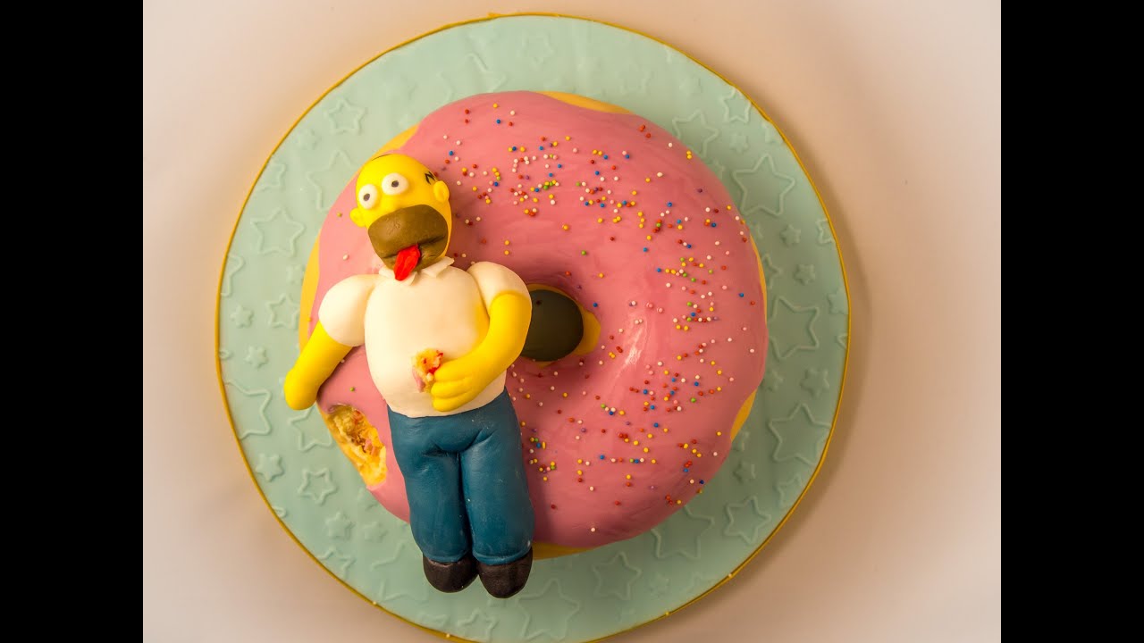 Simpsons Torte: Ein Riesendonut für Homer Simpson (Teil 1)