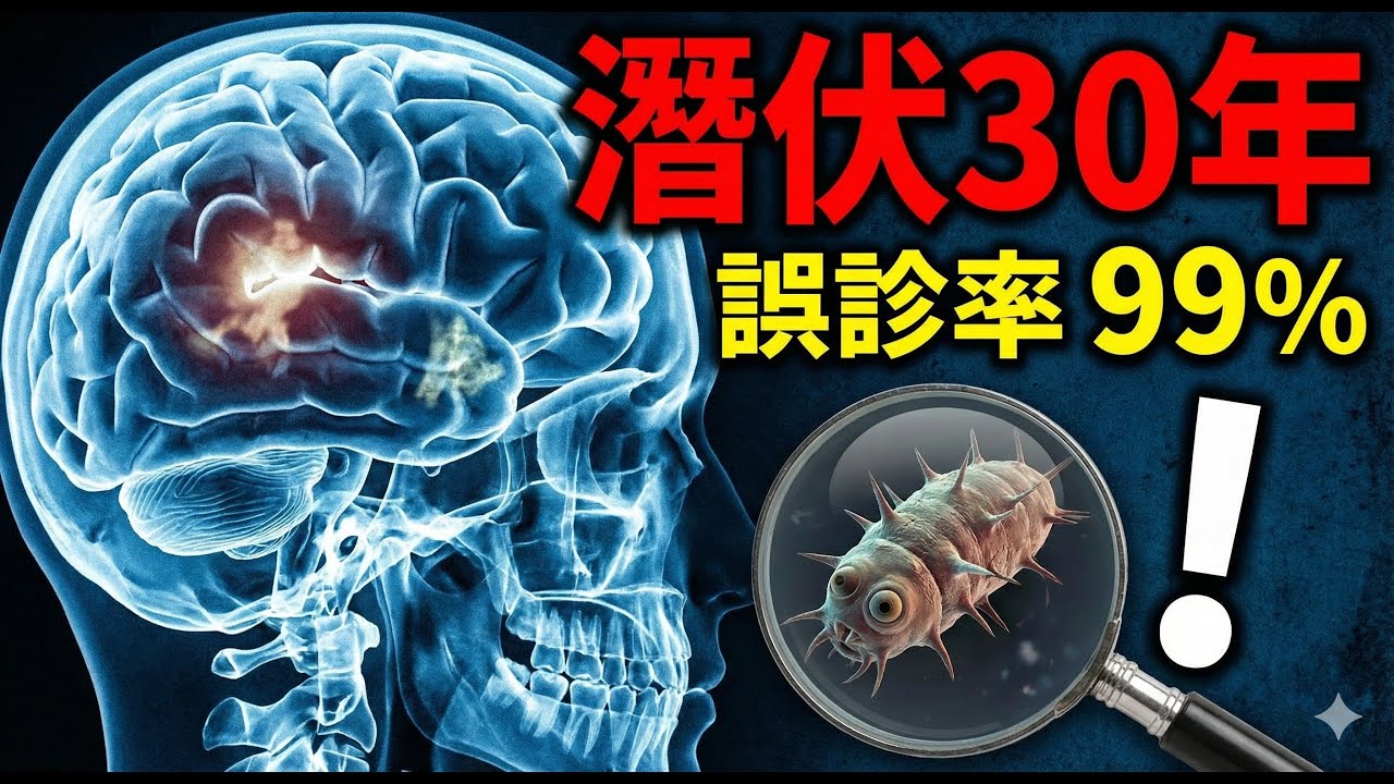 人體內的定時炸彈：解剖 4 種潛伏期最長、發作時最無解的罕見寄生蟲陷阱