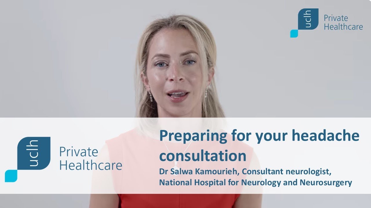 Preparing for your headache consultation
