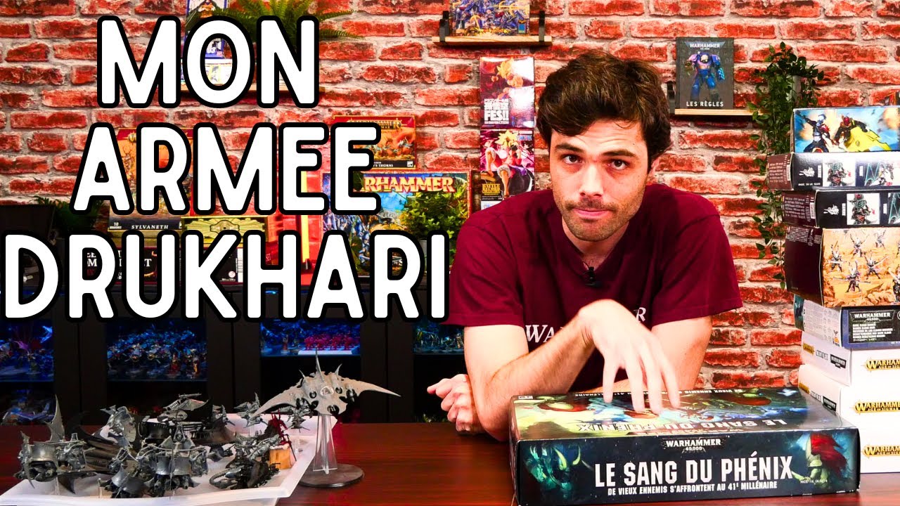 1 340 € De Drukhari ! Ma Nouvelle Armee Xenos Pour Warhammer 40000 !