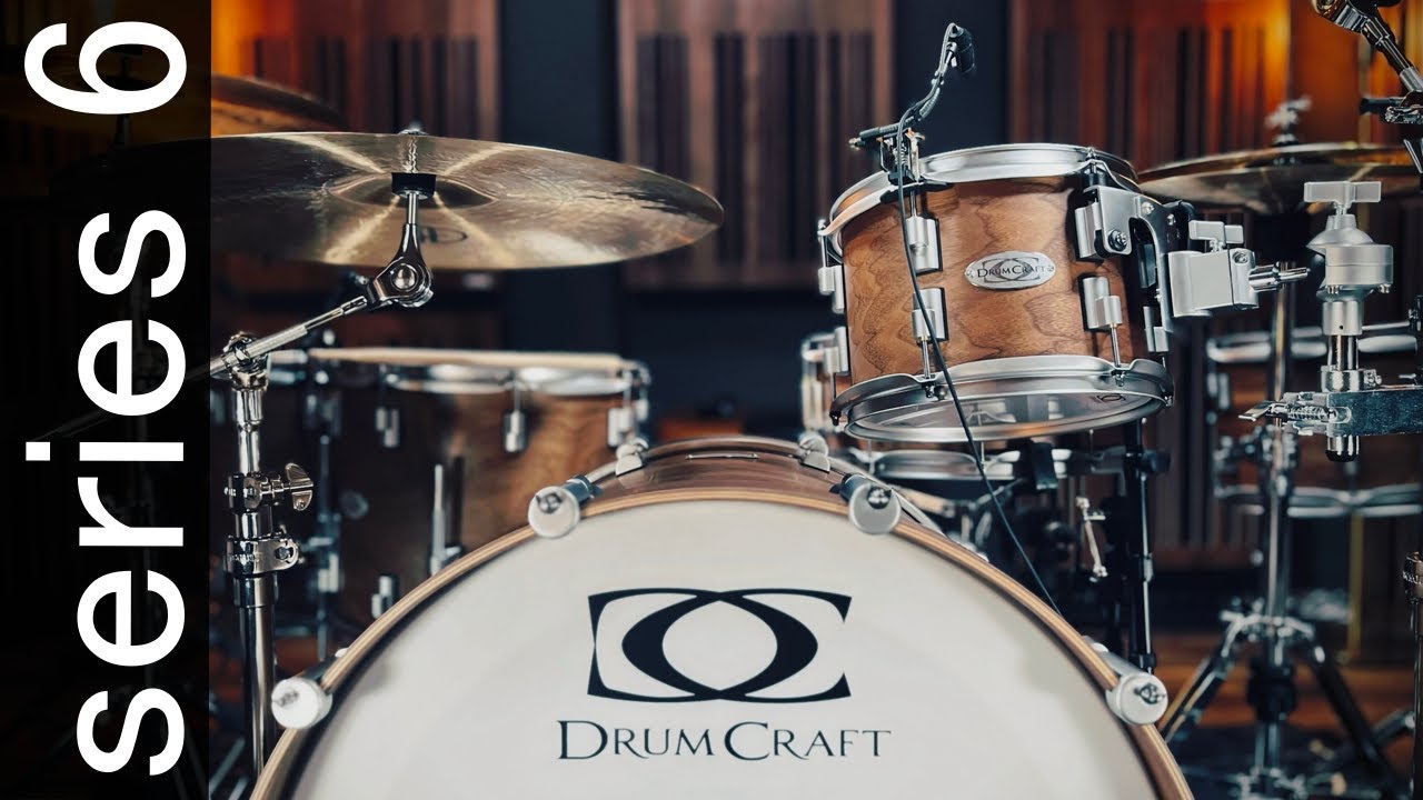 Drumcraft Series 6 drums MUSIC & SOLO drumming with AGEAN Legend cymbals